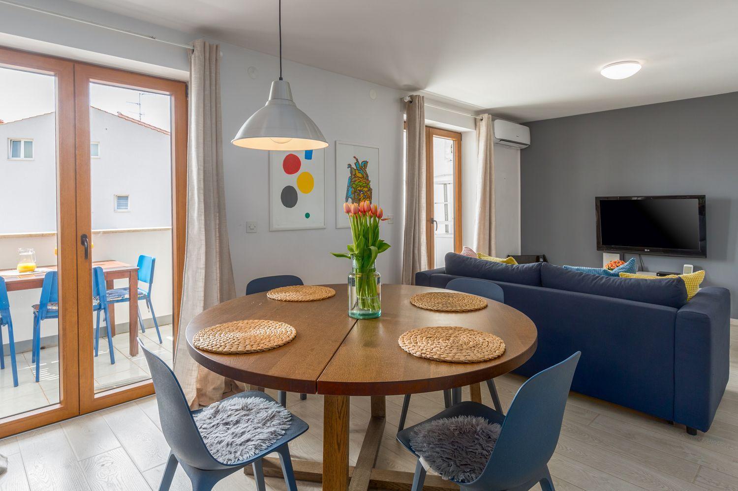 Apartmán Modernes Mit Meerblick, Stylischem Interieur, Privatem Balkon, Grill, Klima, Wifi